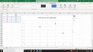 Polinomio de Lagrange en Excel [upl. by Ennoira]