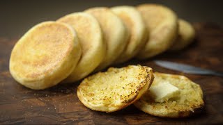 Homemade English Muffins are SO much better than storebought [upl. by Homere]