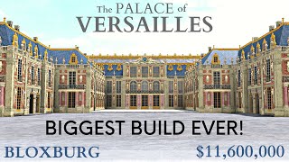 Bloxburg Palace of Versailles  BIGGEST BUILD EVER 5 Plots Speedbuild and Tour Part 1 [upl. by Navarro]