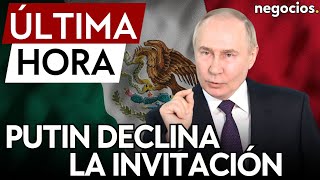 ÚLTIMA HORA  Putin declina la invitación para asistir a la investidura de Sheinbaum en México [upl. by Eelrebma448]