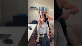 Fix Your Uneven Shoulders With This Simple Exercise shouldermobility alignment wellness [upl. by Feigin833]