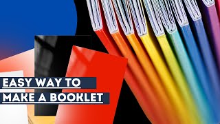 How to make a Booklet Easy for School Students DIY Craft Creative Handwork For Projects [upl. by Nnayt351]