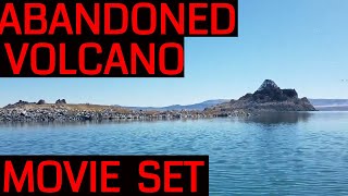 Abandoned Fake Volcano  Movie Set  Secret Campsite in the Middle of Mono Lake [upl. by Patsis]