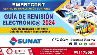 GUÍAS DE REMISIÓN REMITENTE Y TRANSPORTISTA  2024 [upl. by Eisdnil]