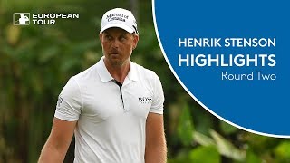 Henrik Stenson Highlights  Round 2  2018 Maybank Championship [upl. by Ettennod]