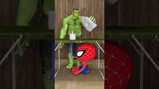 Spidey vs Hulk  Spidey want more milk 2  Marvel Animation [upl. by Paterson]