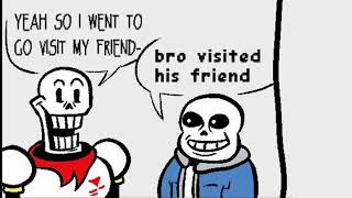 Friendtale Undertale AU Comic Dub [upl. by Noyk268]