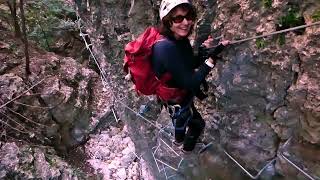 Ferrata Val del Ri Mezzolombardo [upl. by Berrie355]