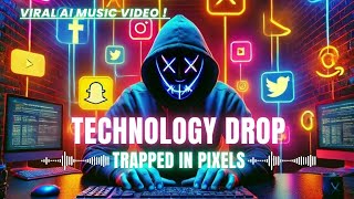 Technology Drop Trapped in Pixels  Viral AI Music Video  trending [upl. by Adihaj887]