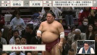 大相扑 2024年一月场所 第十四天 大荣翔│Grand Sumo  January 2024 New Year Basho  Day 14  Daieisho [upl. by Wernher]