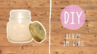 DIY mit Nina Moghaddam Kerze im Glas [upl. by Coulter]