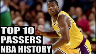 Top 10 Best Passers in NBA History [upl. by Okime]