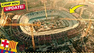 🚨NEW CAMP NOU CONSTRUCTION UPDATE TODAY  NOVEMBER 2024 CONFIRM✅ [upl. by Yenettirb]