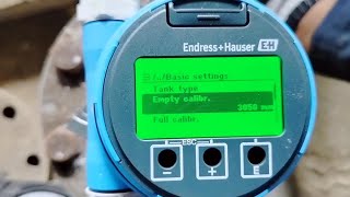 ENDRESS HAUSER RADAR Level Transmitter CalMICROPILOT FMR60B Parameter ConfFull amp Empty Calibration [upl. by Anitsyrhc375]