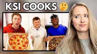 Reaction TO Calfreezy’s PIZZA COOKOFF VS KSI [upl. by Hibbs]