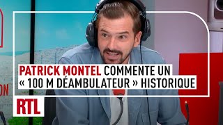 Patrick Montel commente un quot100 m déambulateurquot historique [upl. by Amme]