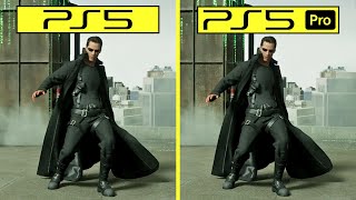 The Matrix Awakens PS5 Pro vs PS5  Can PS5 Pro handle this UE5 Tech Demo better than base PS5 [upl. by Zamora515]