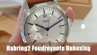 Habring2 Foudroyante watch  The unboxing [upl. by Freida]