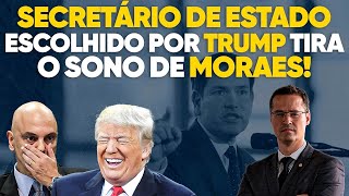 A casa caiu Alexandre de Moraes não dorme mais com novo Secretário de Estado de Trump [upl. by Adama781]