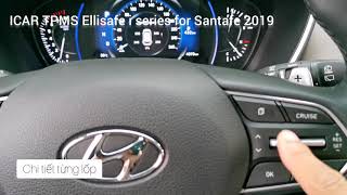 Giới thiệu cảm biến áp suất lốp theo xe Santafe 2019 [upl. by Chura]