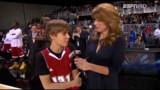 Justin Bieber NBA All Star Celebrity Game 2011 Highlights Part 0102 [upl. by Silliw]