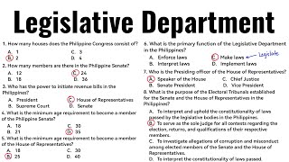 Article VI  1987 Philippine Constitution  General Info  CSE Reviewer [upl. by Yttiy]