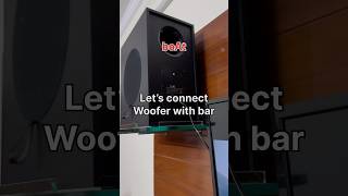 Boat subwoofer pair with soundbar  💯  solution [upl. by Alrahc]