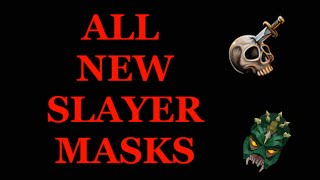 Runescape  All New Slayer Masks [upl. by Ciro]