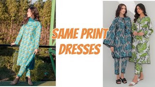 ⁠ ⁠quotSame Print Different Style Explore stunning outfit ideas featuring matching print dressesquot [upl. by Brenton108]