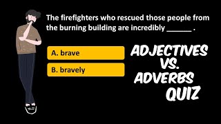 ADJECTIVES OR ADVERBS QUIZ  Test Your English Grammar  Vocabulary  Latihan Soal Bahasa Inggris [upl. by Wolford532]