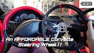 FINALLY An Affordable C5 Corvette Steering Wheel Hydrodipped amp Stitched Leather [upl. by Ledarf512]