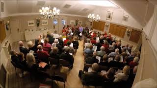 Otley Brass Band Ilkley Golf Club Dec 2019 Angels From The Realms Of Glory [upl. by Ellerad]