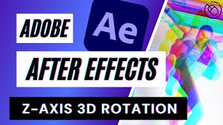 After Effects Tutorial » ZAxis 3D Rotation XYZ [upl. by Rotow]