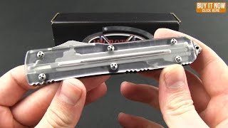 Microtech Ultratech Clear Top OTF Knife Overview [upl. by Aket]