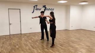 How to dance Syncopated Curlemana Curl and Alemana in Cha Cha  Advanced [upl. by Ahsaeit998]