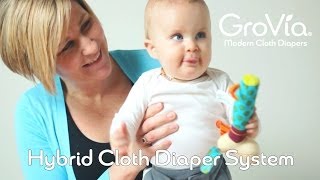 GroVia Hybrid Cloth Diaper System [upl. by Ardnosak850]