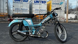 Motobecane mobylette 50v 70cc build [upl. by Notsuoh]