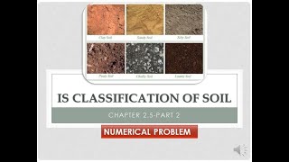 Geotechnical Engineering IKTU SyllabusModule 2 Chapter 25 IS Classificationpart 2 [upl. by Suiratnod]