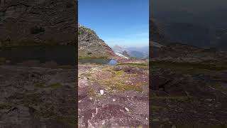 Sperry Glacier Basin 3 mile hike up from Sperry Chalet glacier nationalpark montana [upl. by Aerehs]