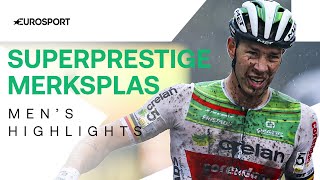 Superprestige Merksplas Highlights Laurens Sweeck amp Thibau Nys fight for glory in super finale 😮‍💨 [upl. by Meerek798]