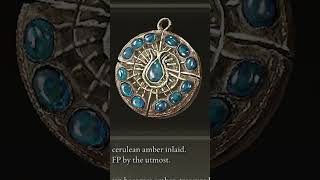 Cerulean Amber Medallion 3 ELDEN RING DLC Talisman eldenring eldenringdlc shorts [upl. by Eelam]