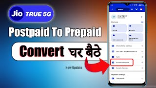 How to Convert Jio Postpaid to Prepaid New Update [upl. by Hanavas]