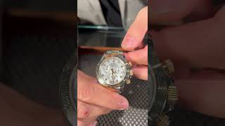 Rolex Daytona Champagne Dial Yellow Gold Chronograph Mens Watch 116528 Review  SwissWatchExpo [upl. by Haropizt]