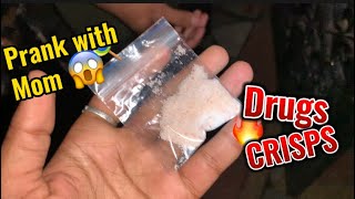 Drugs prank ❌😱 prank on mom 😱‼️khatarnak its a very risky 😂do like prank prankonmom viralvideo [upl. by Edita347]