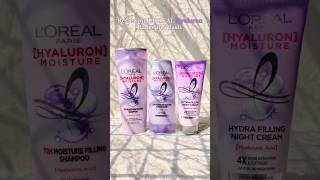 LOreal Paris Hyaluronic Acid Range 💟  notsponsored hair [upl. by Lhamaj]