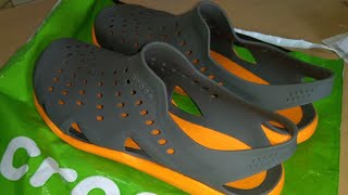 Crocs Swiftwater Wave Unboxing  Best Crocs Clog Footwear [upl. by Nylasoj]