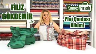 Kolay Plaj Çantası Dikimi  Easy Beach Baj Sewing [upl. by Sutit776]