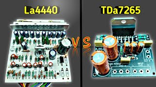 Which is The Best Amplifier BoardLa4440 vs Tda7265 Audio ic Board la4440 4440 tda7265 [upl. by Alegre570]