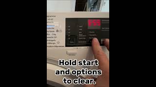 How to reset AEG 6000 Series Lavamat [upl. by Ygiaf902]