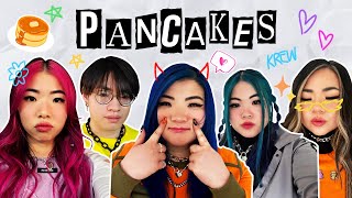 KREW PANCAKE ART CHALLENGE [upl. by Ariaes72]